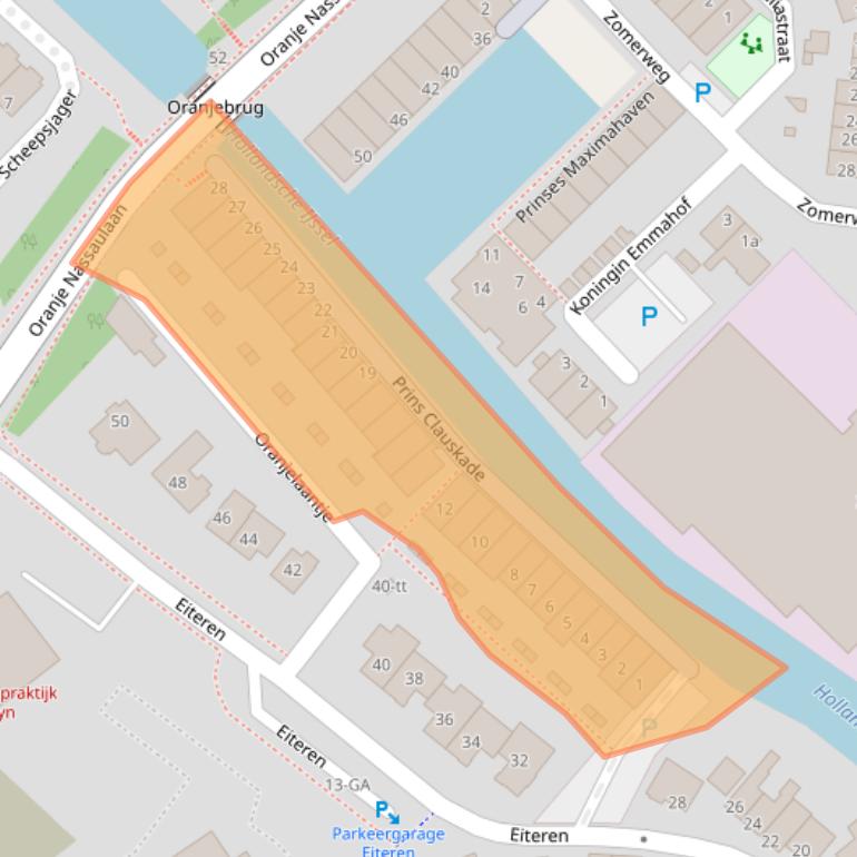 Kaart van postcodegebied 3401PR.