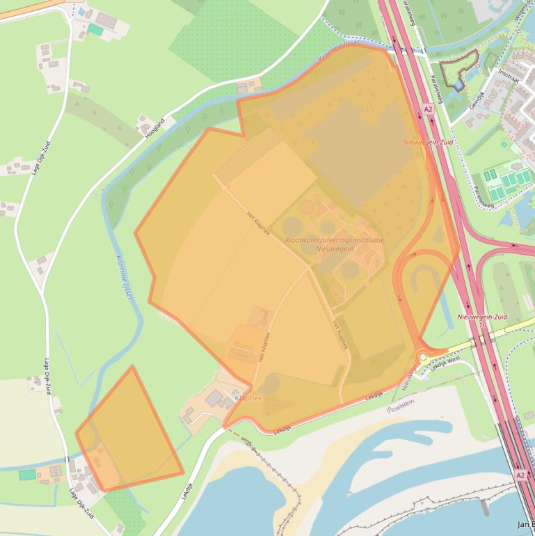 Kaart van postcodegebied 3401RZ.