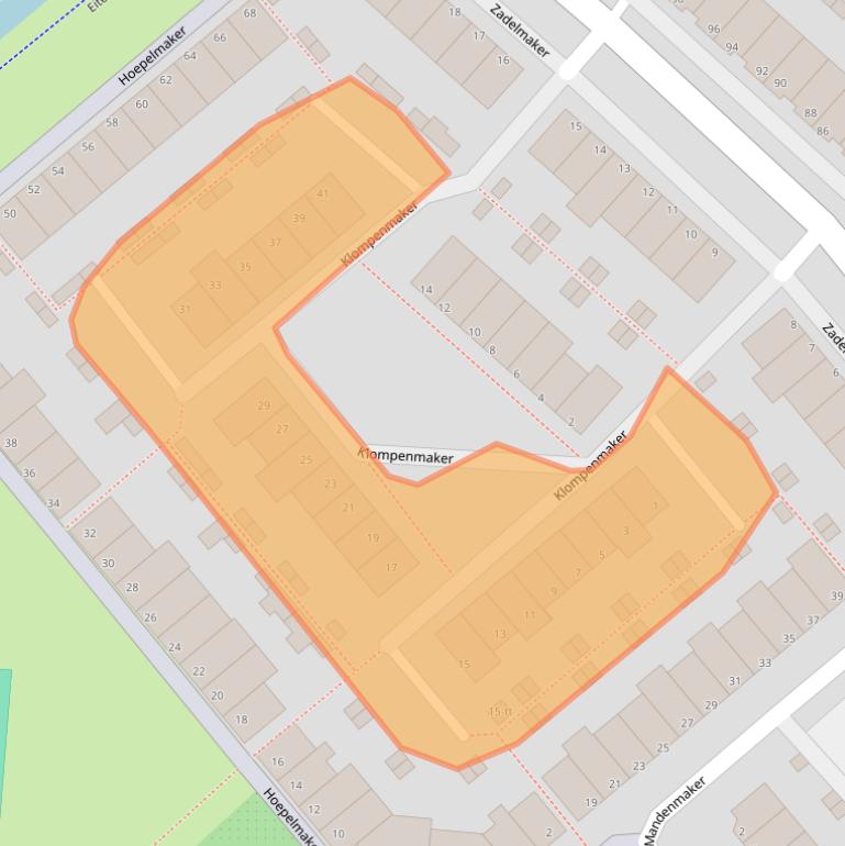 Kaart van postcodegebied 3401TL.