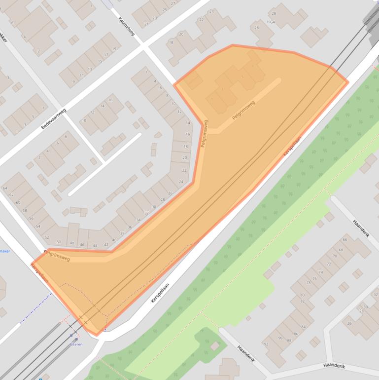 Kaart van postcodegebied 3401TP.