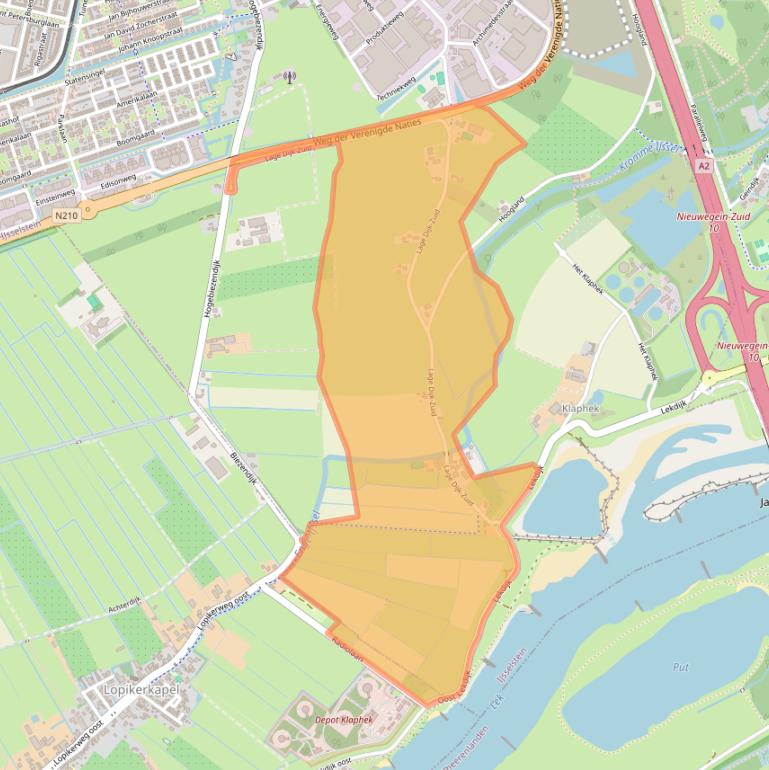 Kaart van postcodegebied 3401VB.