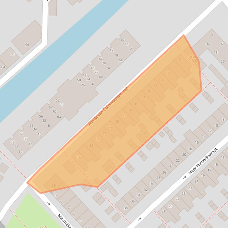 Kaart van postcodegebied 3401XK.