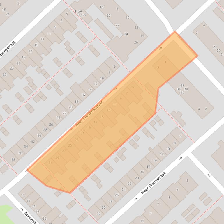 Kaart van postcodegebied 3401ZD.