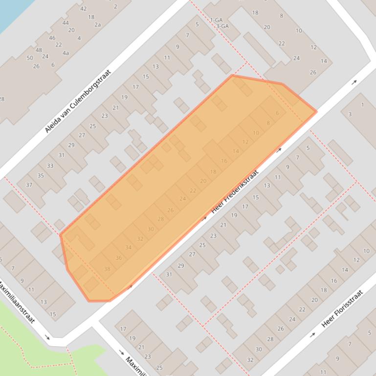 Kaart van postcodegebied 3401ZE.