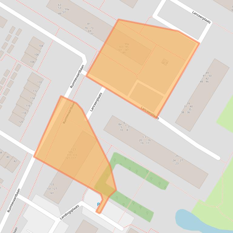 Kaart van postcodegebied 3402DM.