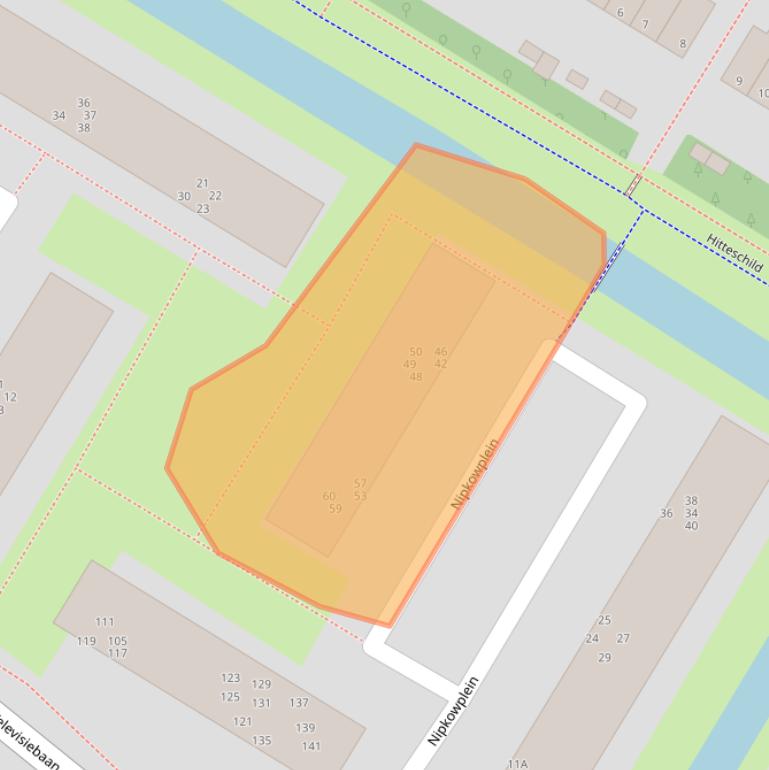 Kaart van postcodegebied 3402ED.