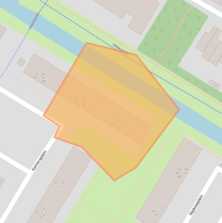 Kaart van postcodegebied 3402EG.