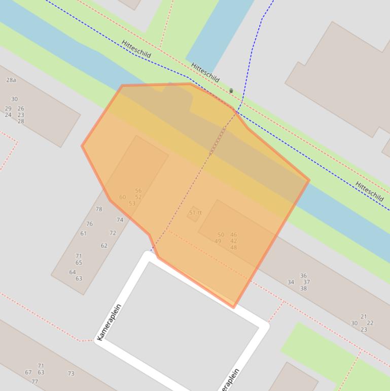 Kaart van postcodegebied 3402EH.