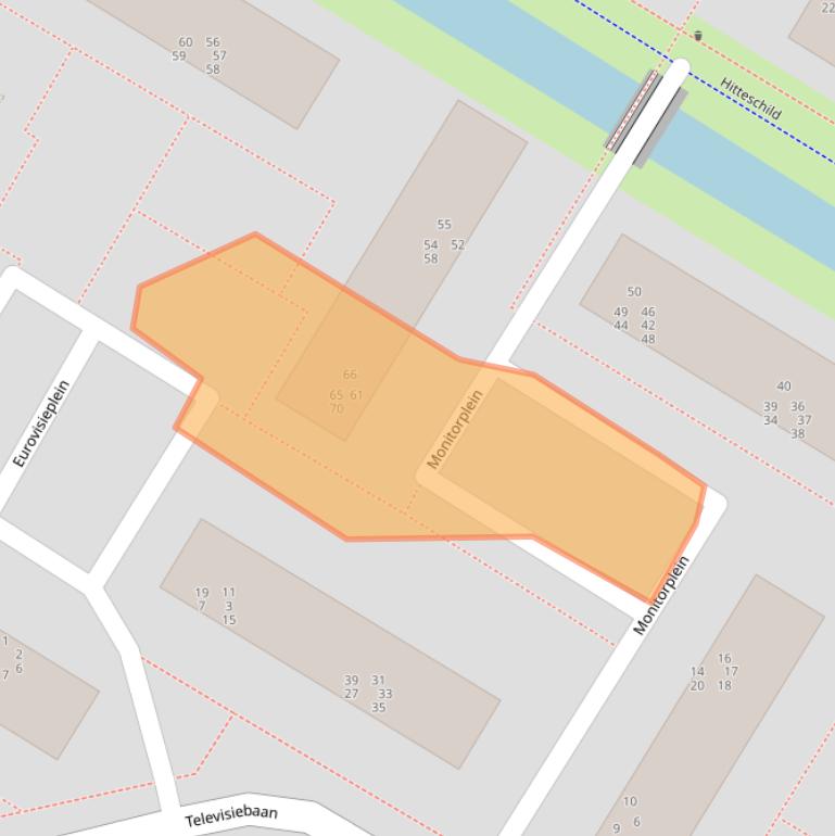 Kaart van postcodegebied 3402EN.