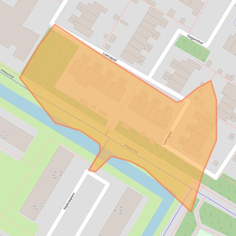 Kaart van postcodegebied 3402EP.