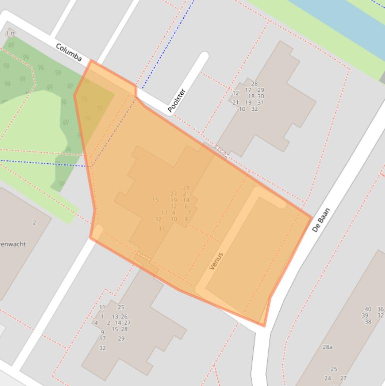 Kaart van postcodegebied 3402HB.