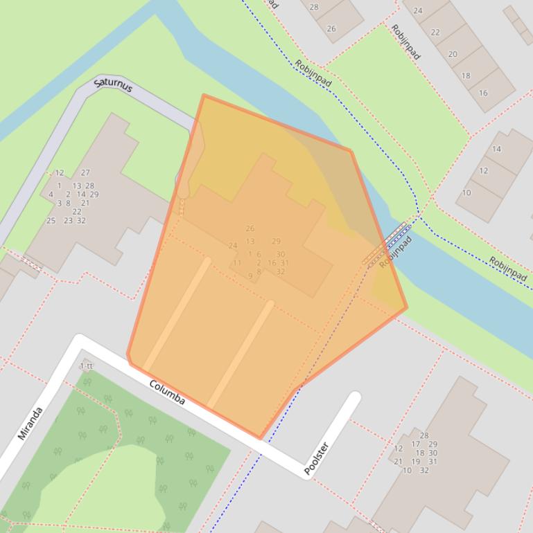 Kaart van postcodegebied 3402HD.