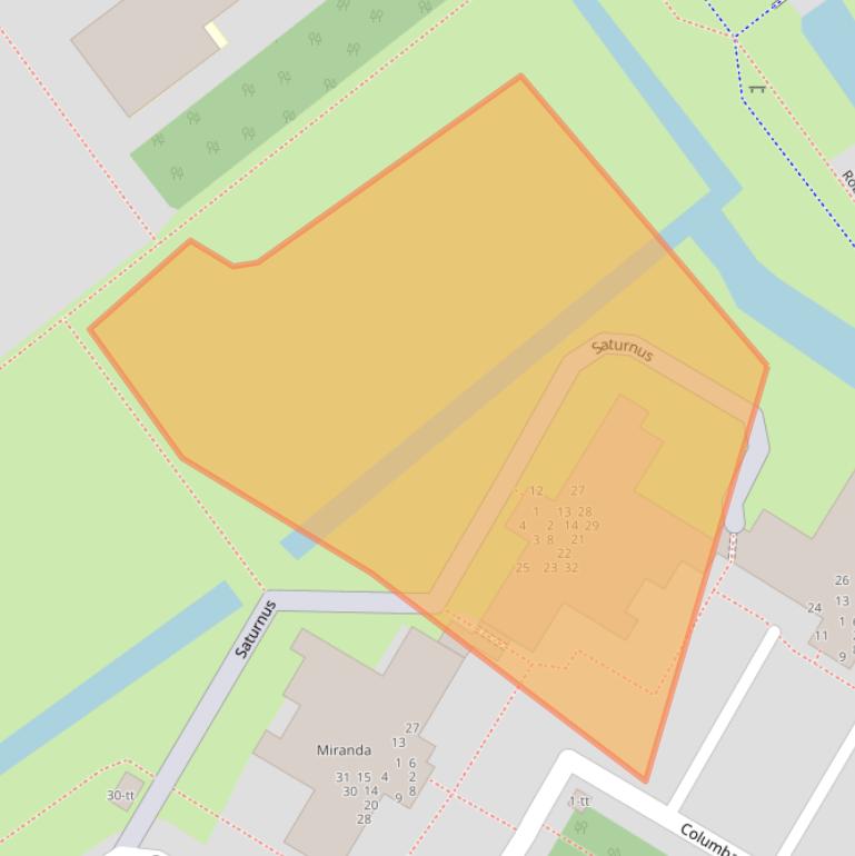 Kaart van postcodegebied 3402HE.