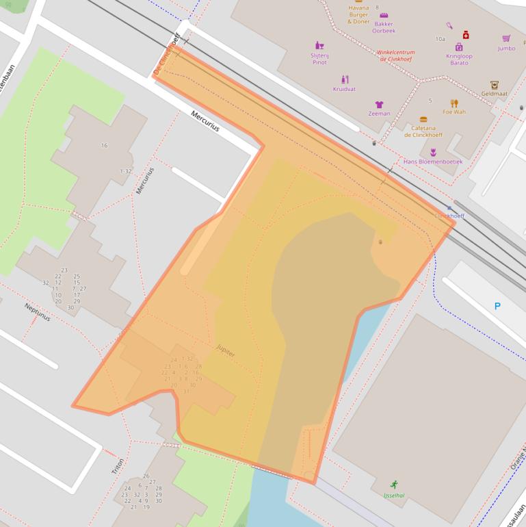 Kaart van postcodegebied 3402HM.