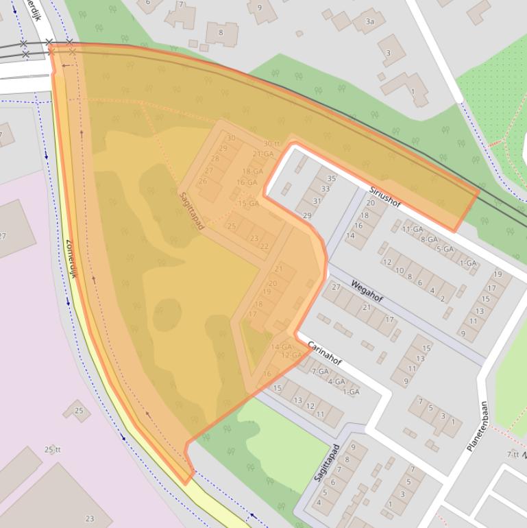 Kaart van postcodegebied 3402HS.