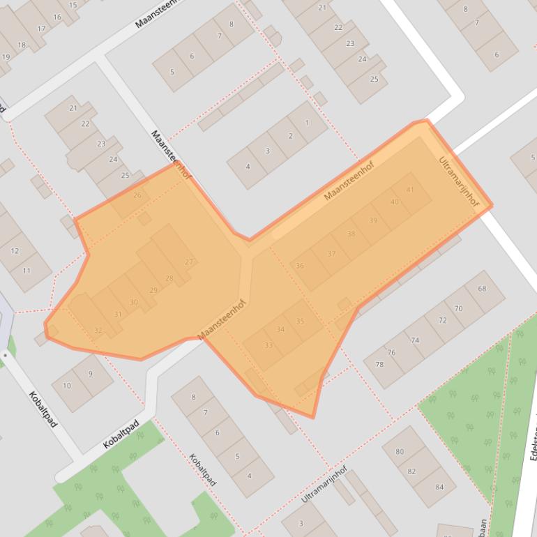 Kaart van postcodegebied 3402JP.