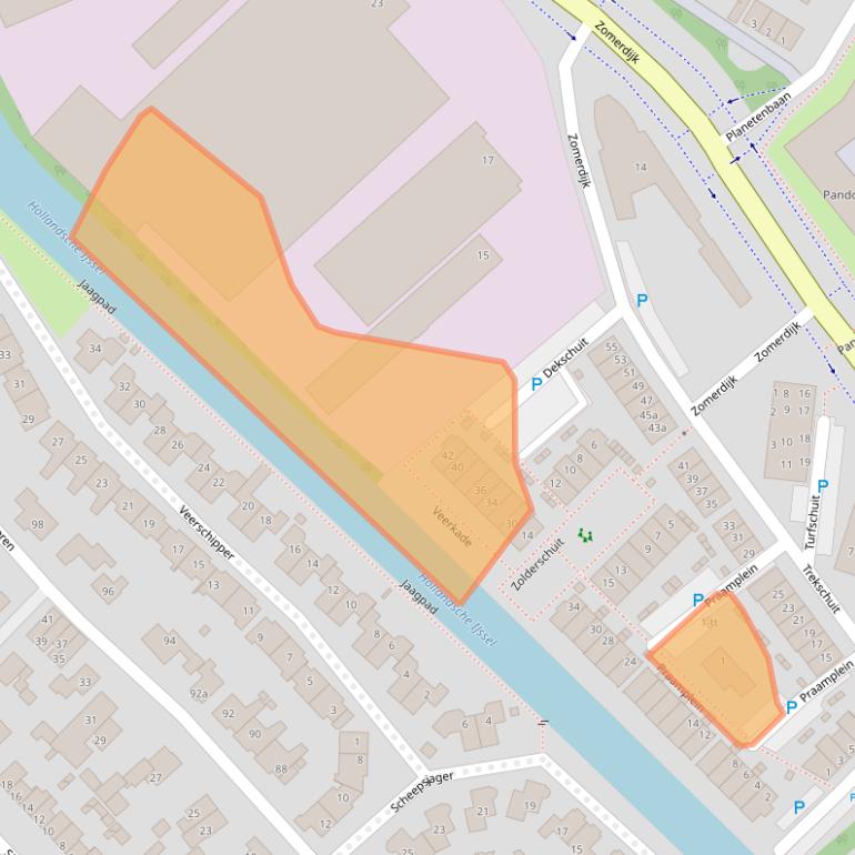 Kaart van postcodegebied 3402MA.