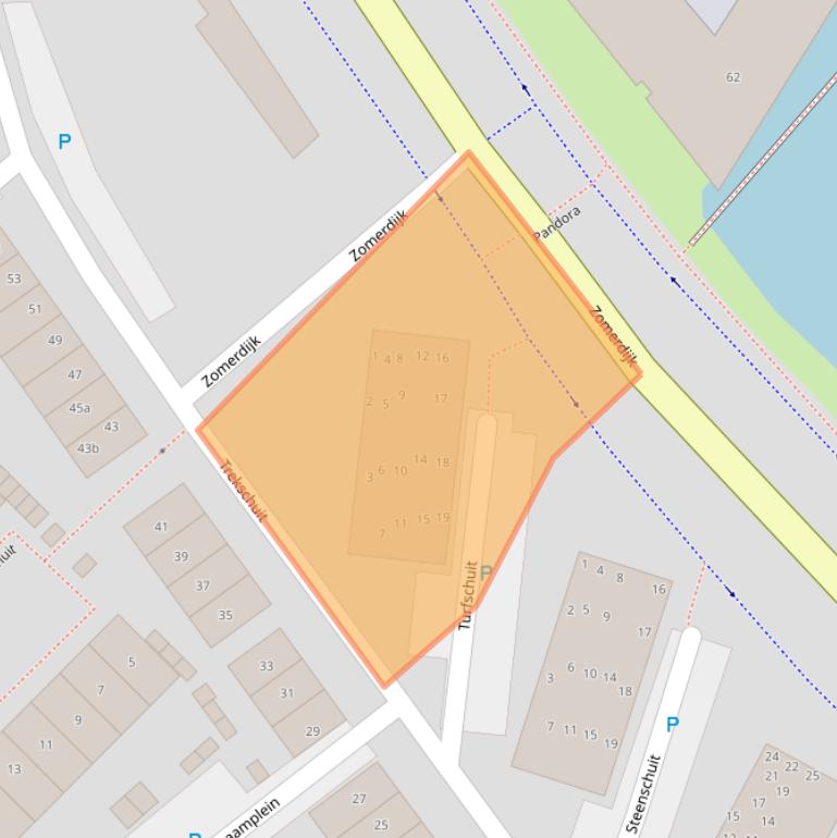 Kaart van postcodegebied 3402MH.