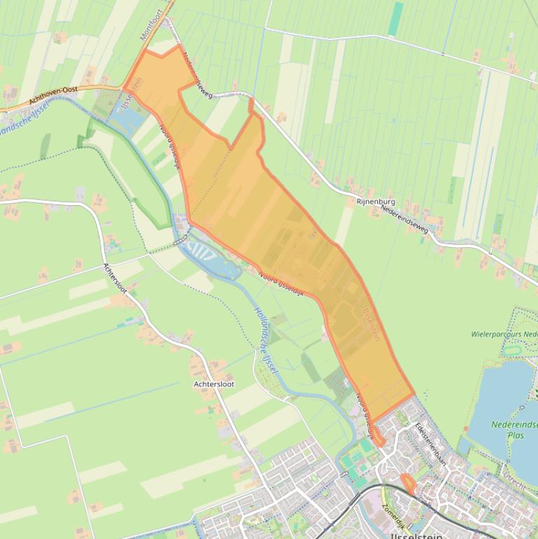 Kaart van postcodegebied 3402PH.