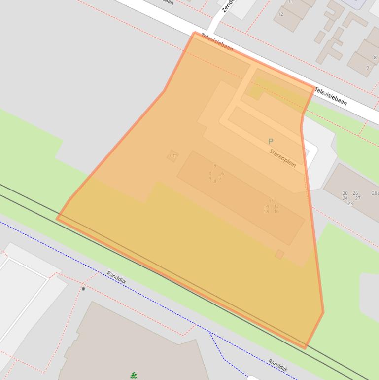 Kaart van postcodegebied 3402TM.