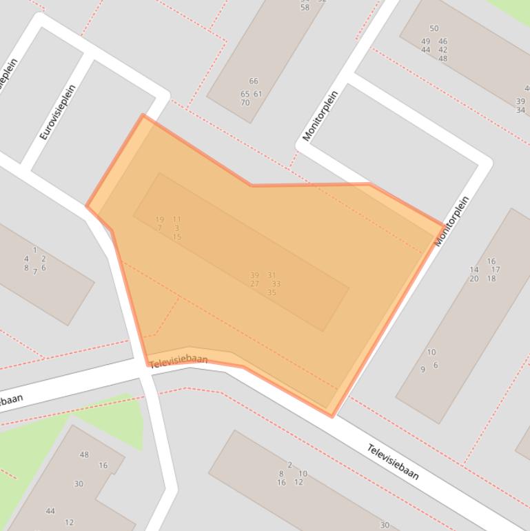 Kaart van postcodegebied 3402VA.