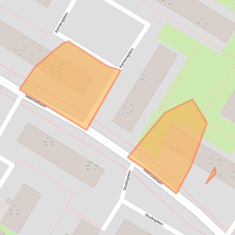 Kaart van postcodegebied 3402VC.