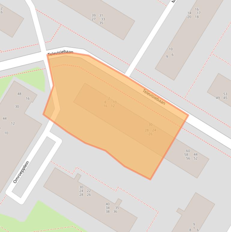 Kaart van postcodegebied 3402VE.