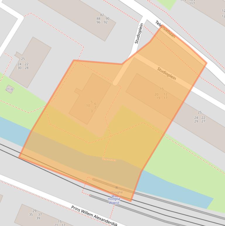 Kaart van postcodegebied 3402VJ.