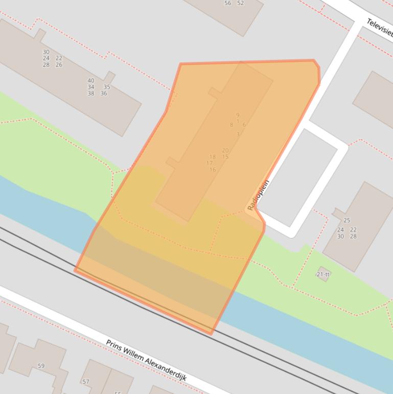 Kaart van postcodegebied 3402VL.