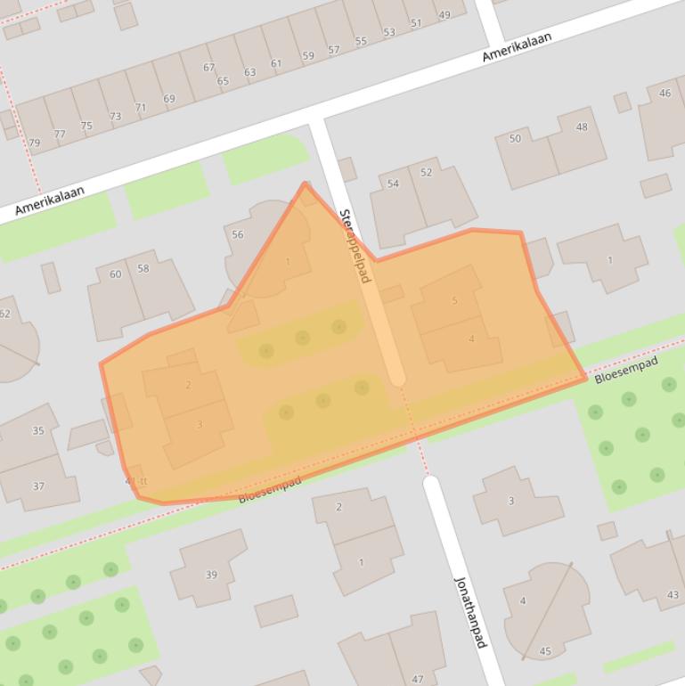 Kaart van postcodegebied 3404BN.