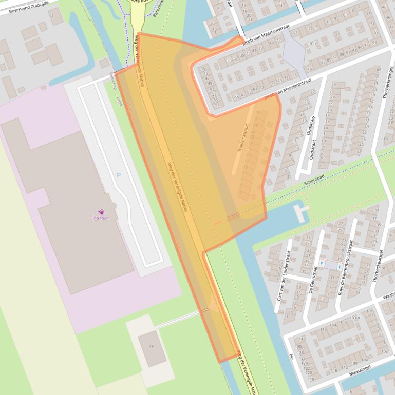 Kaart van postcodegebied 3404HA.
