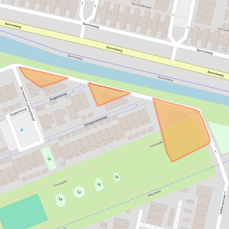 Kaart van postcodegebied 3404HP.