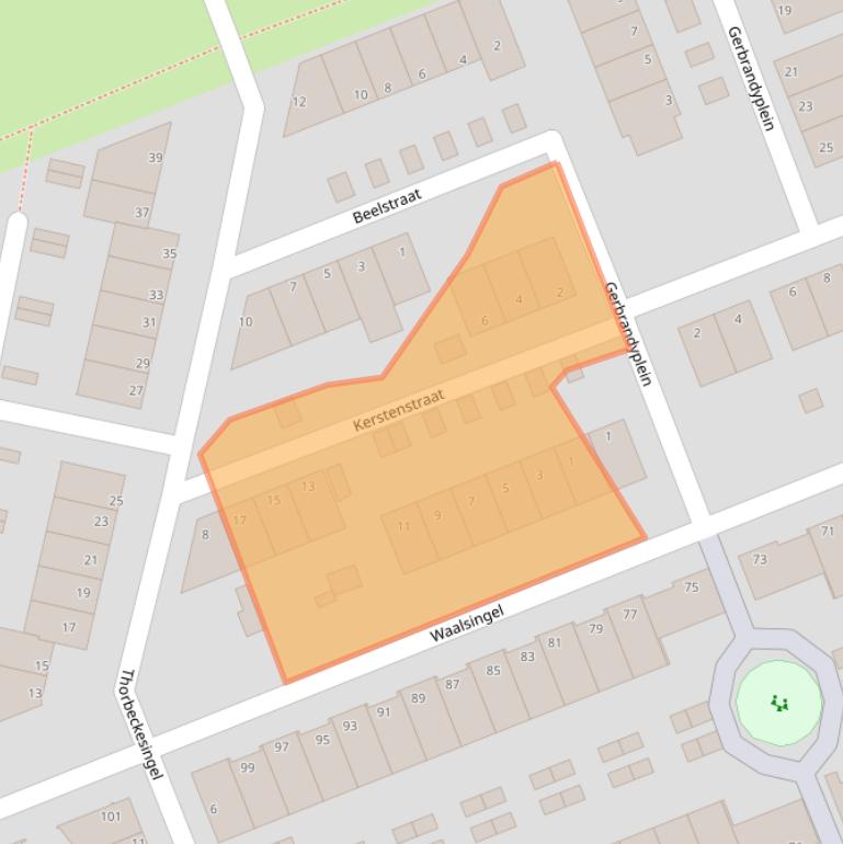 Kaart van postcodegebied 3404JH.