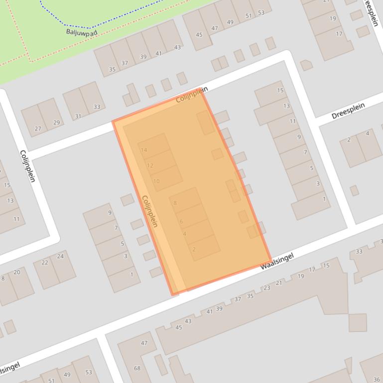 Kaart van postcodegebied 3404JN.