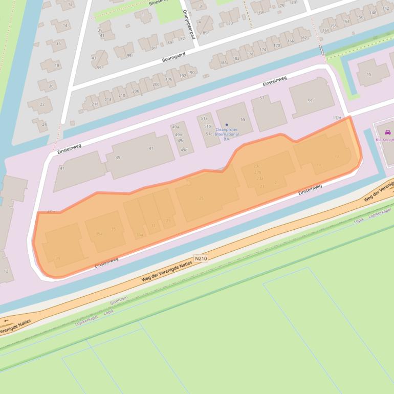 Kaart van postcodegebied 3404LH.