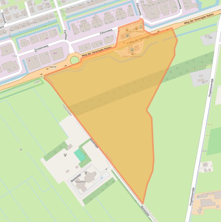 Kaart van postcodegebied 3404PA.