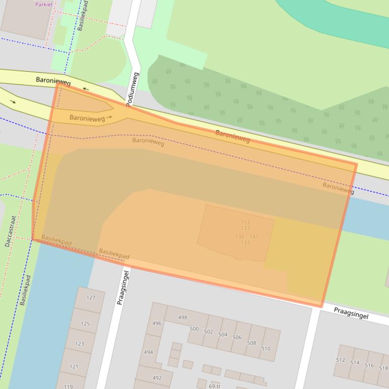 Kaart van postcodegebied 3404VR.