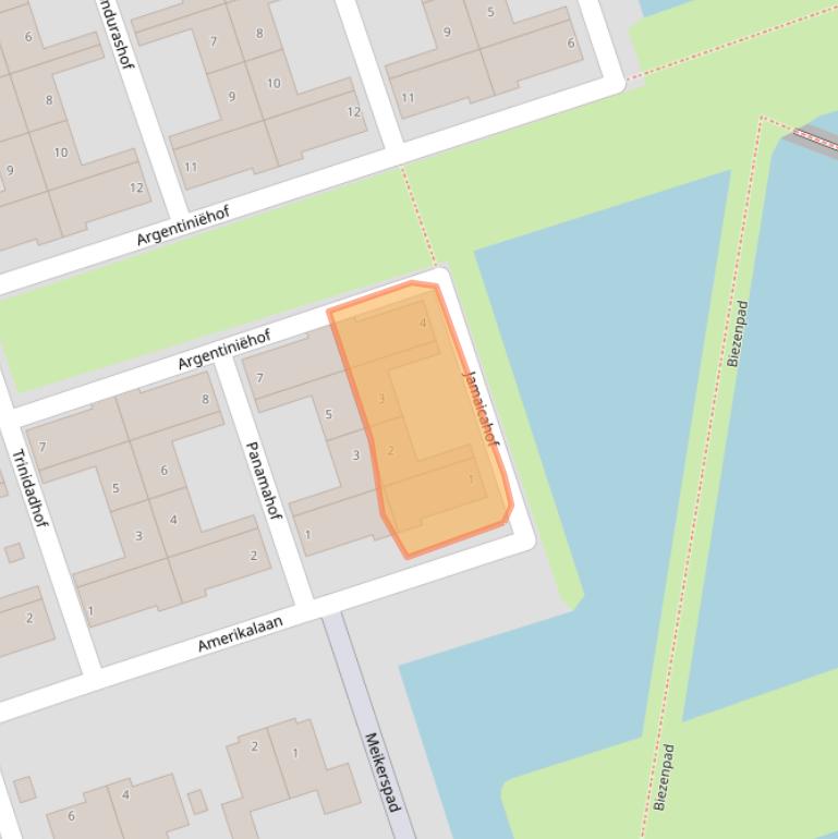Kaart van postcodegebied 3404ZP.
