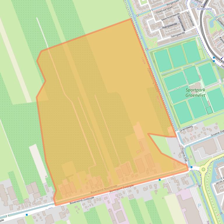 Kaart van postcodegebied 3405AH.