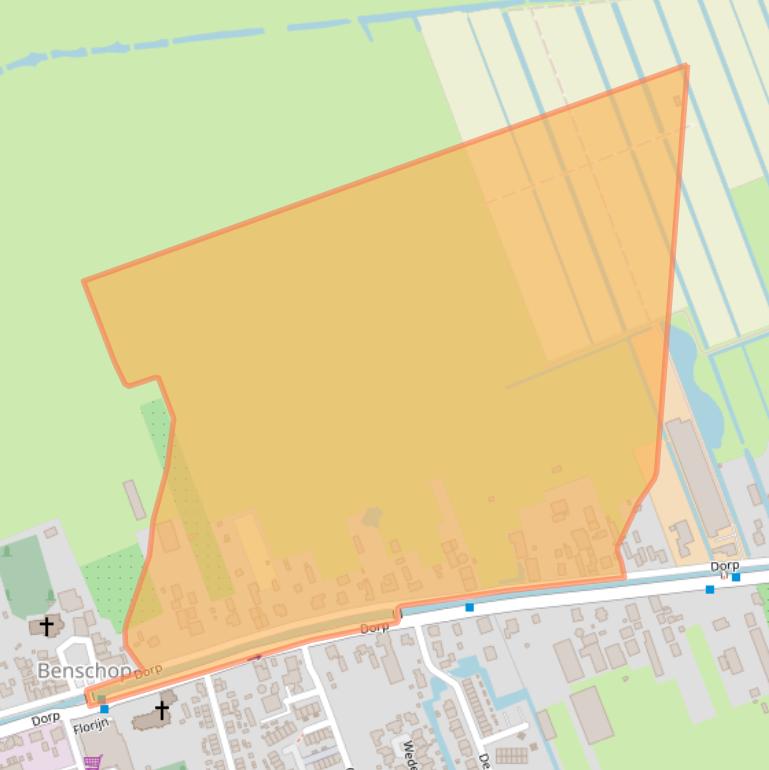 Kaart van postcodegebied 3405BH.