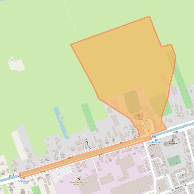 Kaart van postcodegebied 3405BJ.