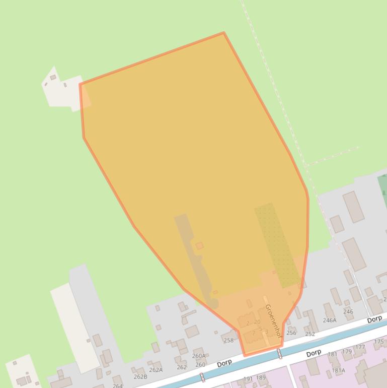 Kaart van postcodegebied 3405CA.