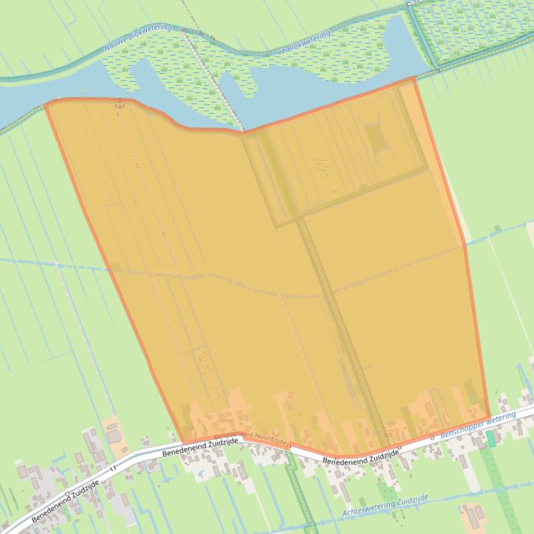 Kaart van postcodegebied 3405CD.