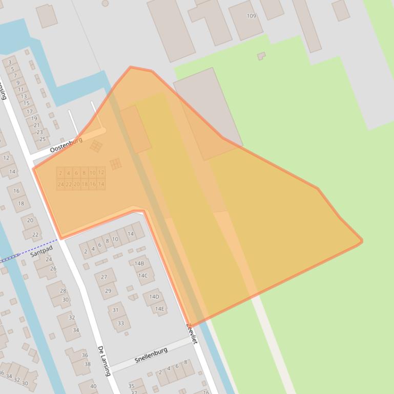 Kaart van postcodegebied 3405DR.