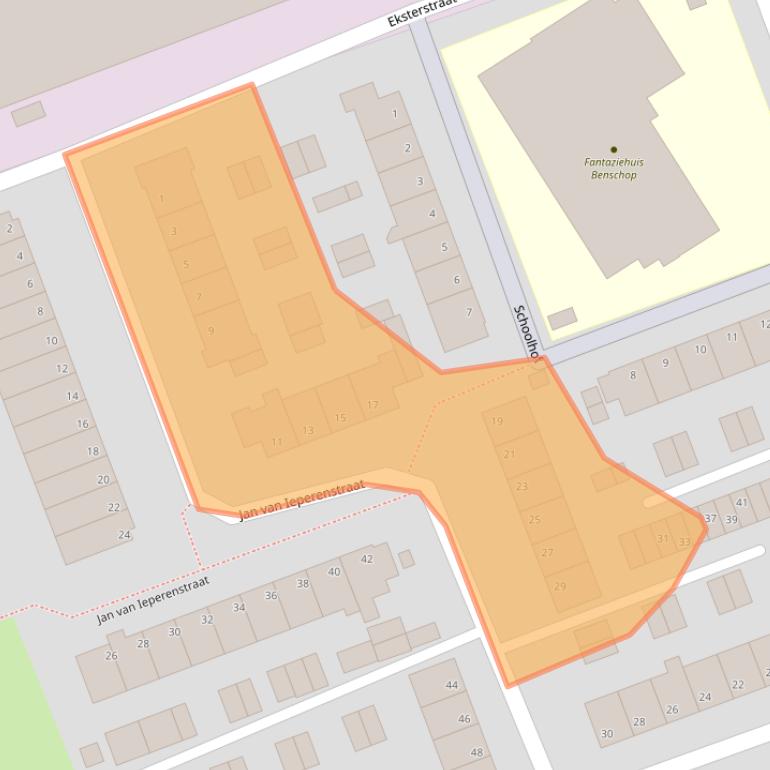 Kaart van postcodegebied 3405XM.