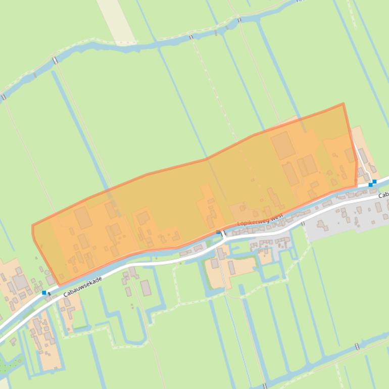 Kaart van postcodegebied 3411AS.
