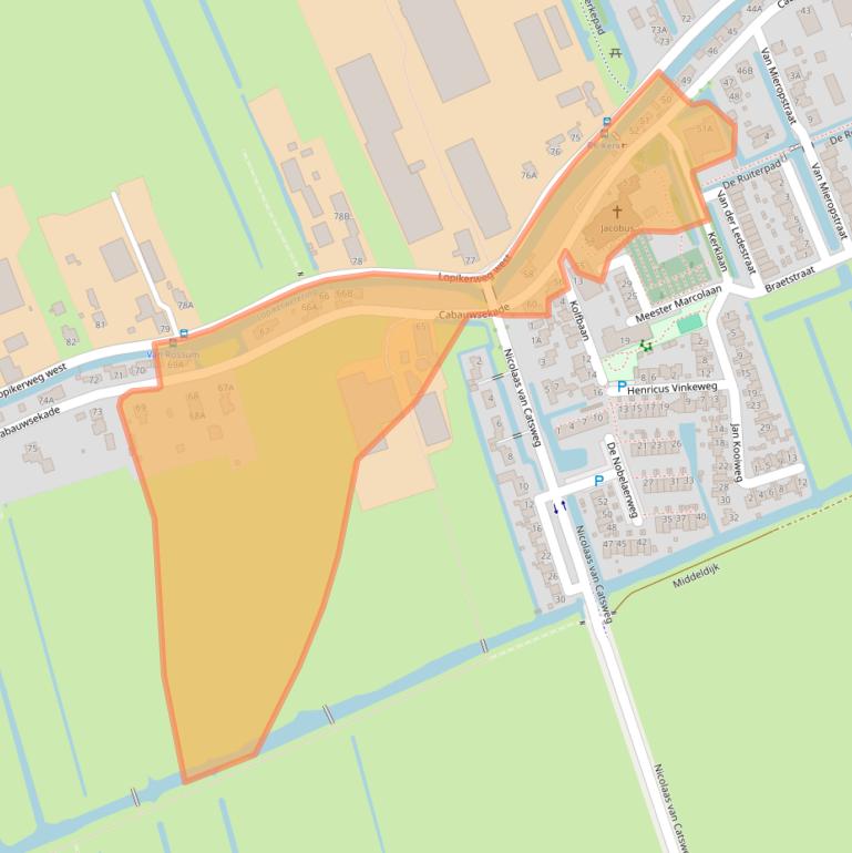 Kaart van postcodegebied 3411ED.