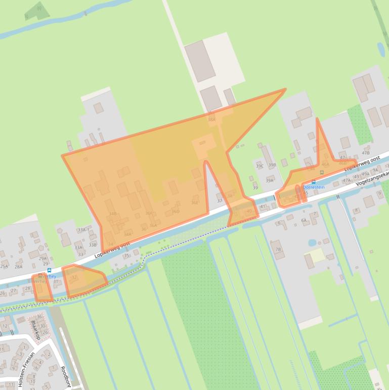 Kaart van postcodegebied 3411JG.