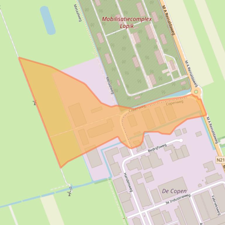 Kaart van postcodegebied 3411NX.