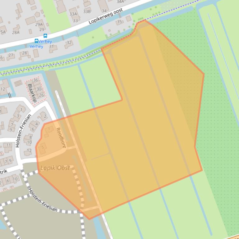 Kaart van postcodegebied 3411TE.